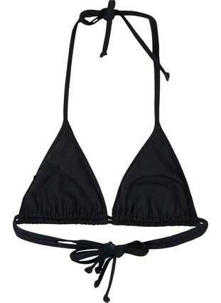 Triangle bikini bra, Black, Packshot image number 1