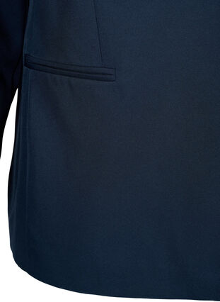FLASH - Simple blazer with button, Navy Blazer, Packshot image number 3