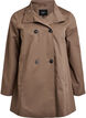 Water-repellent spring jacket with an A-line cut, Brown, Packshot image number 0