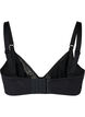 Nursing bra with lace, Black, Packshot image number 1