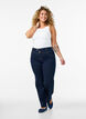 Regular fit Gemma jeans with high waist, Blue, Model image number 0