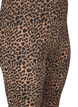 Viscose leggings with leopard print, Black, Packshot image number 2
