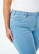 Cropped Amy jeans with a zip, Light Blue, Model image number 3