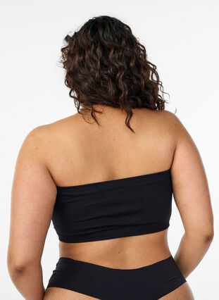 Tube bra - Black - Sz. 85E-115H - Zizzifashion Tube bra - Black - Sz. 85E-115H - Zizzifashion
