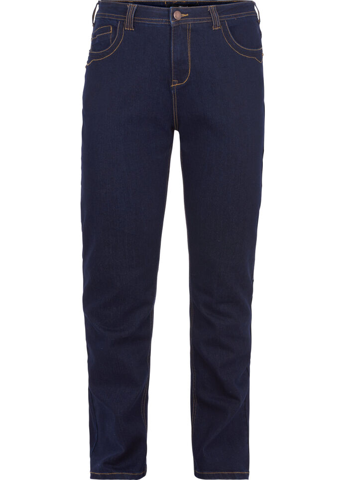 Slim fit Vilma jeans with a high waist, Blue, Packshot image number 0