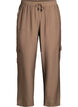 High-waisted cargo trousers, Beige, Packshot image number 0
