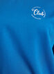 Sweatshirt with text print, Blue, Packshot image number 2