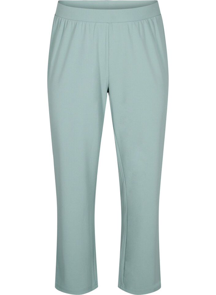 FLASH - Straight fit trousers, Green, Packshot image number 0