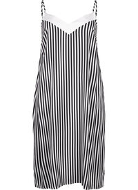 FLASH - Striped strap dress in viscose