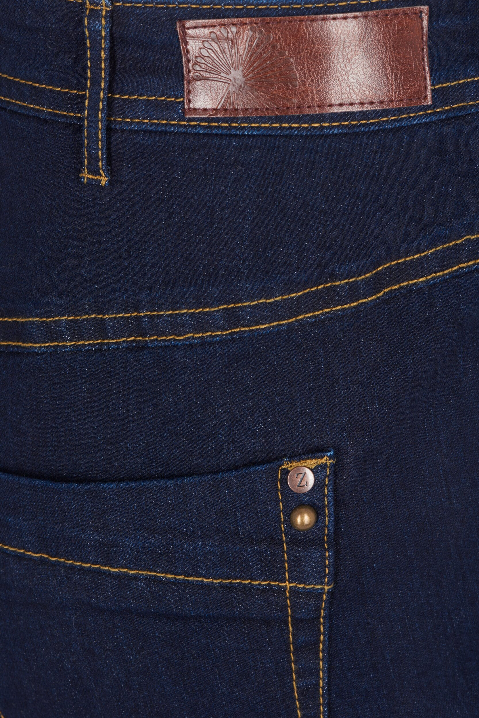 ZizzifashionSlim fit Vilma jeans with a high waist, Blue, Packshot image number 3