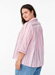Blouse with collar and 3/4 sleeves, Rose, Model image number 2