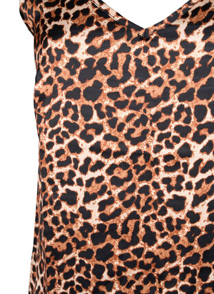 Leopard print top with chain strap, Leopard AOP, Packshot image number 2