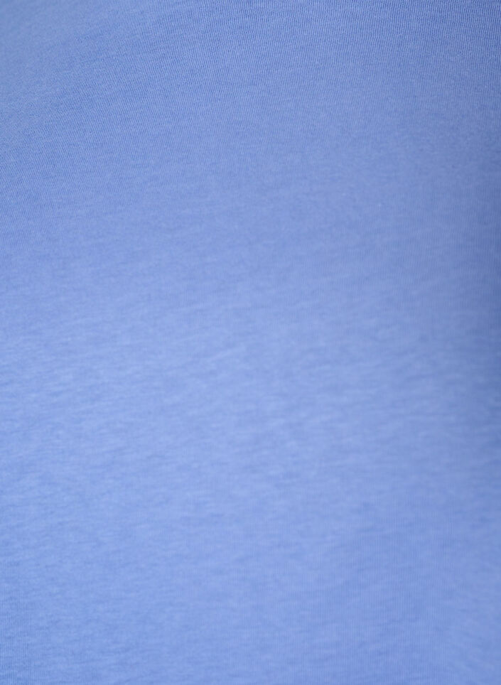 T-shirt with asymmetric lace hem, Purple, Packshot image number 2