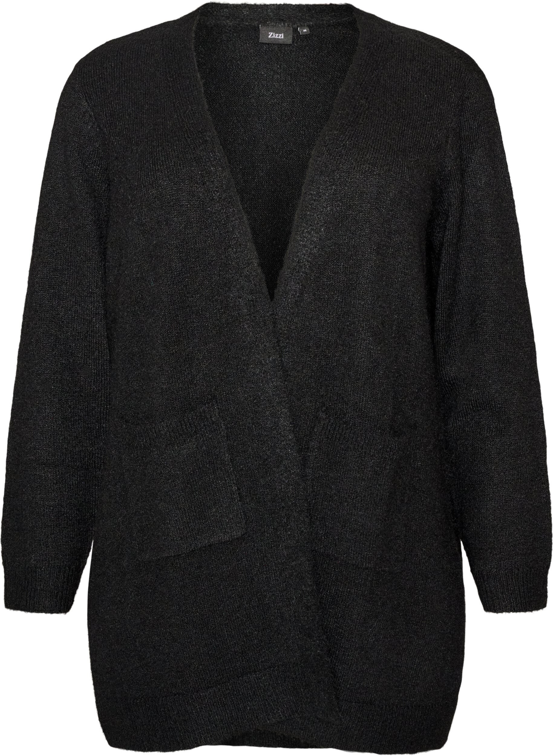 Long cardigan with pockets