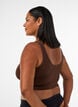 Soft non-padded bra, Brown, Model image number 2