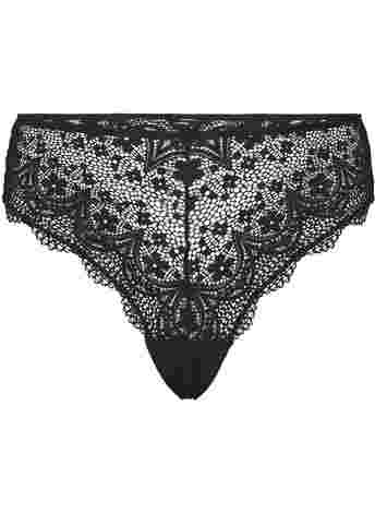 Regular-rise lace knickers