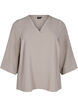 FLASH - Blouse with 3/4 sleeves, Beige, Packshot image number 0