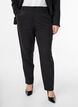 Trousers with pockets and straight legs, Black, Model image number 2