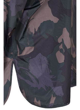 Rain poncho with camouflage print, Camou Print, Packshot image number 3
