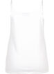 Basic cotton spaghetti strap top, White, Packshot image number 1