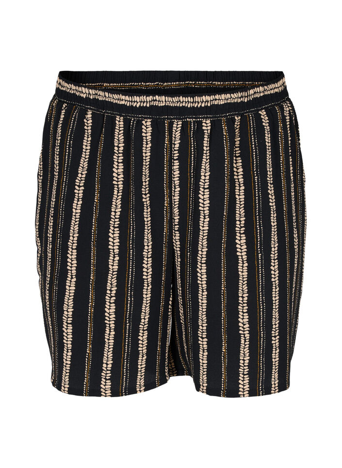 Printed shorts with pockets, Graphic Stripe, Packshot image number 0