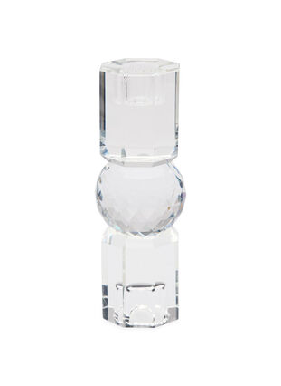 Candle holder in crystal glass, Clear, Packshot image number 0