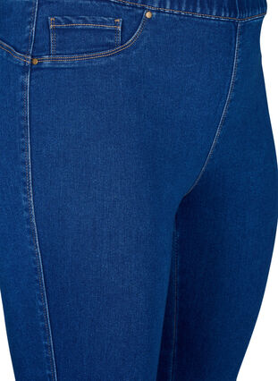 Denim knickers with elastic waistband, Dark Blue Denim, Packshot image number 2