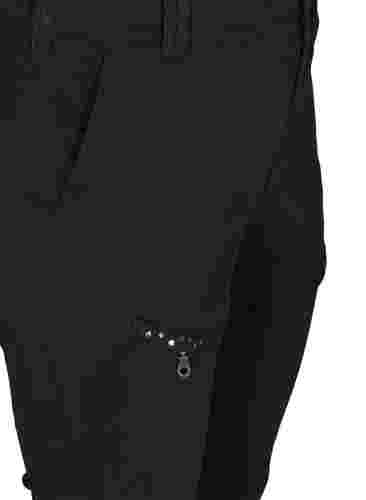 Close-fitting Nille capri jeans, Black, Packshot image number 2