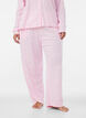 Organic cotton pyjama bottoms with eyelet embroidery, Pink, Model image number 3