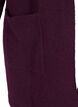 Long knitted cardigan with wool and hood, Potent Purple Mel., Packshot image number 3