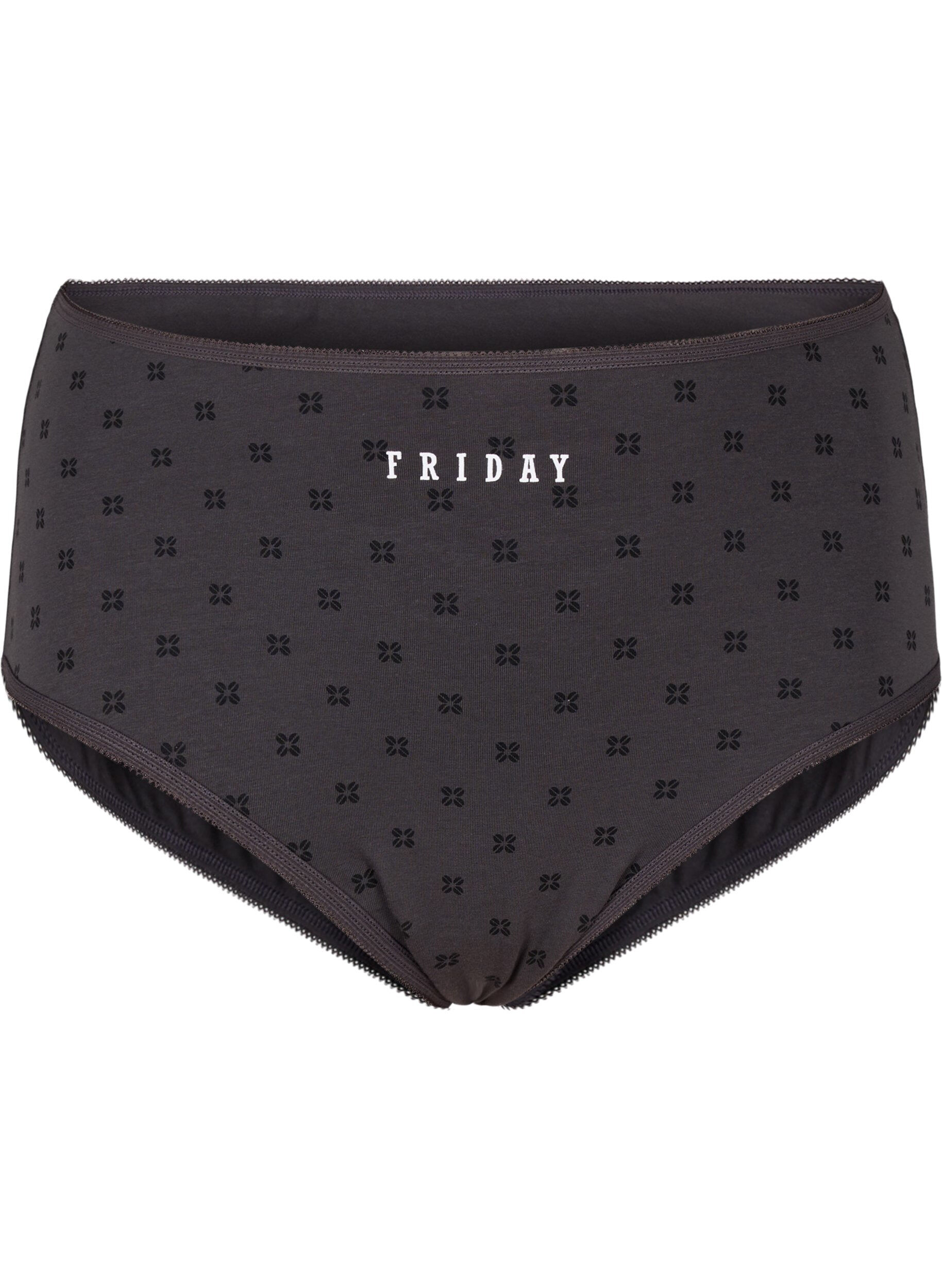 Zizzifashion 7-pack hipster briefs with regular waist, Dark Bordeaux, Packshot image number 3