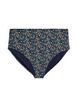 Bikini briefs with print and high waist, Green, Packshot image number 0