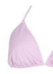 Triangle bikini bra with crepe structure, Purple, Packshot image number 2