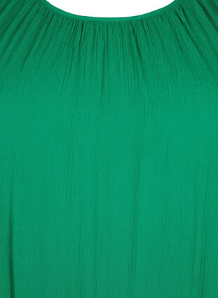 Viscose dress with short sleeves, Jolly Green, Packshot image number 2