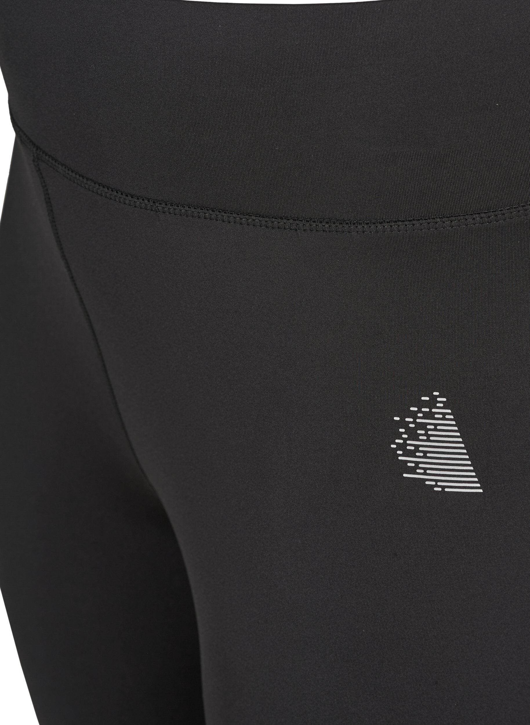 Zizzifashion Close-fit workout capris, Black, Packshot image number 3