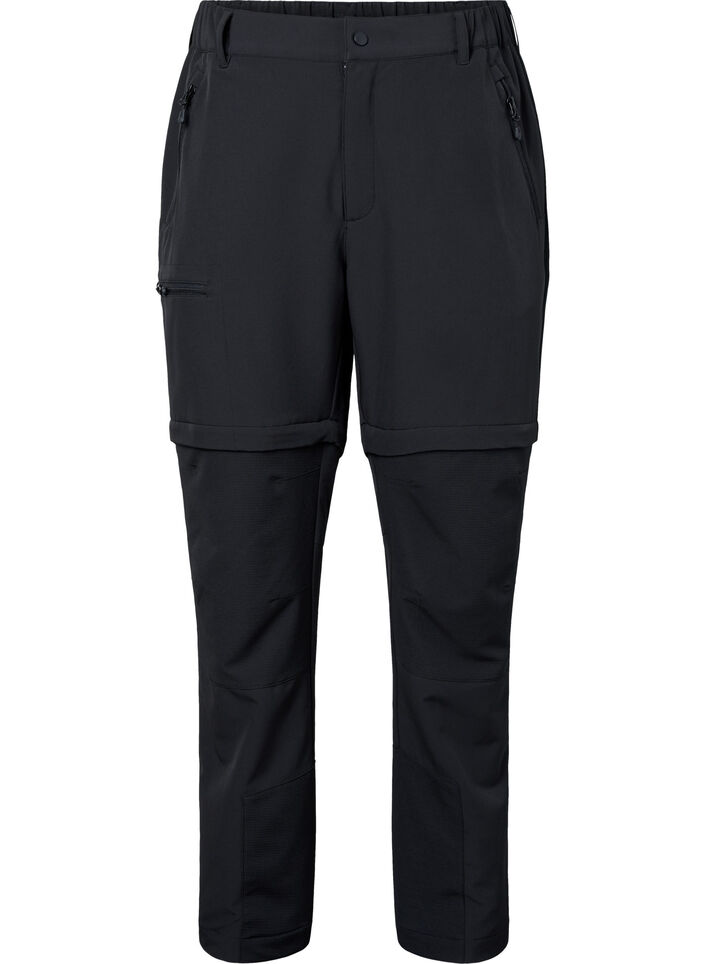 2-in-1 hiking pants, Black, Packshot image number 0
