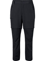 2-in-1 hiking pants, Black, Packshot