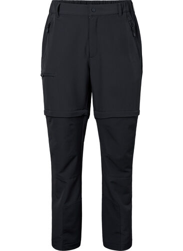 2-in-1 hiking pants, Black, Packshot image number 0