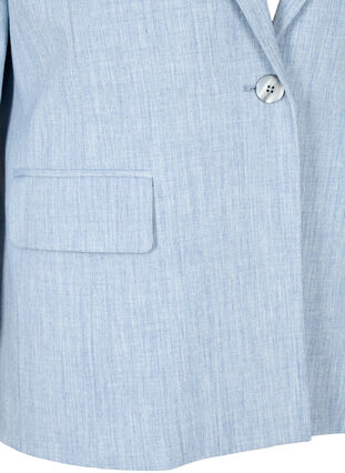 Melange blazer with button closure, Infinity , Packshot image number 2