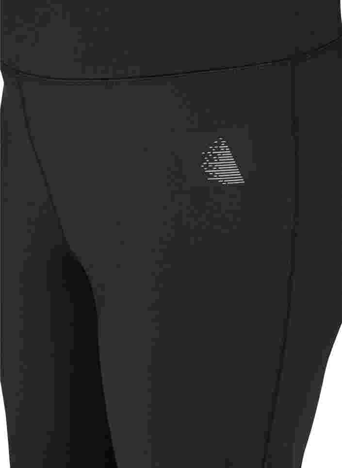 Flared workout bottoms, Black, Packshot image number 2
