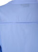 Cotton tunic with a V-neck and crochet trim, Blue, Packshot image number 3