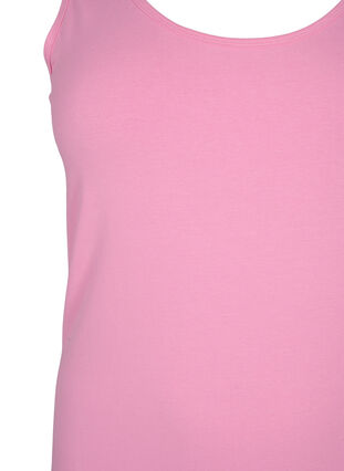 Solid color basic top in cotton, Rosebloom, Packshot image number 2