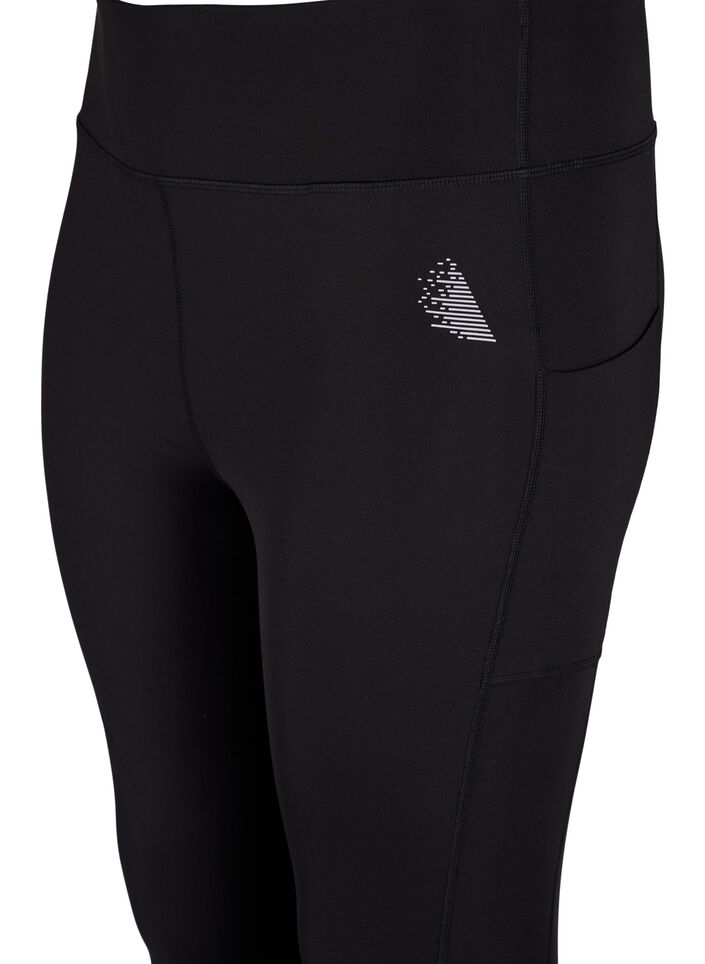 CORE, POCKET TIGHTS - Workout Leggings with side pocket, Black, Packshot image number 2