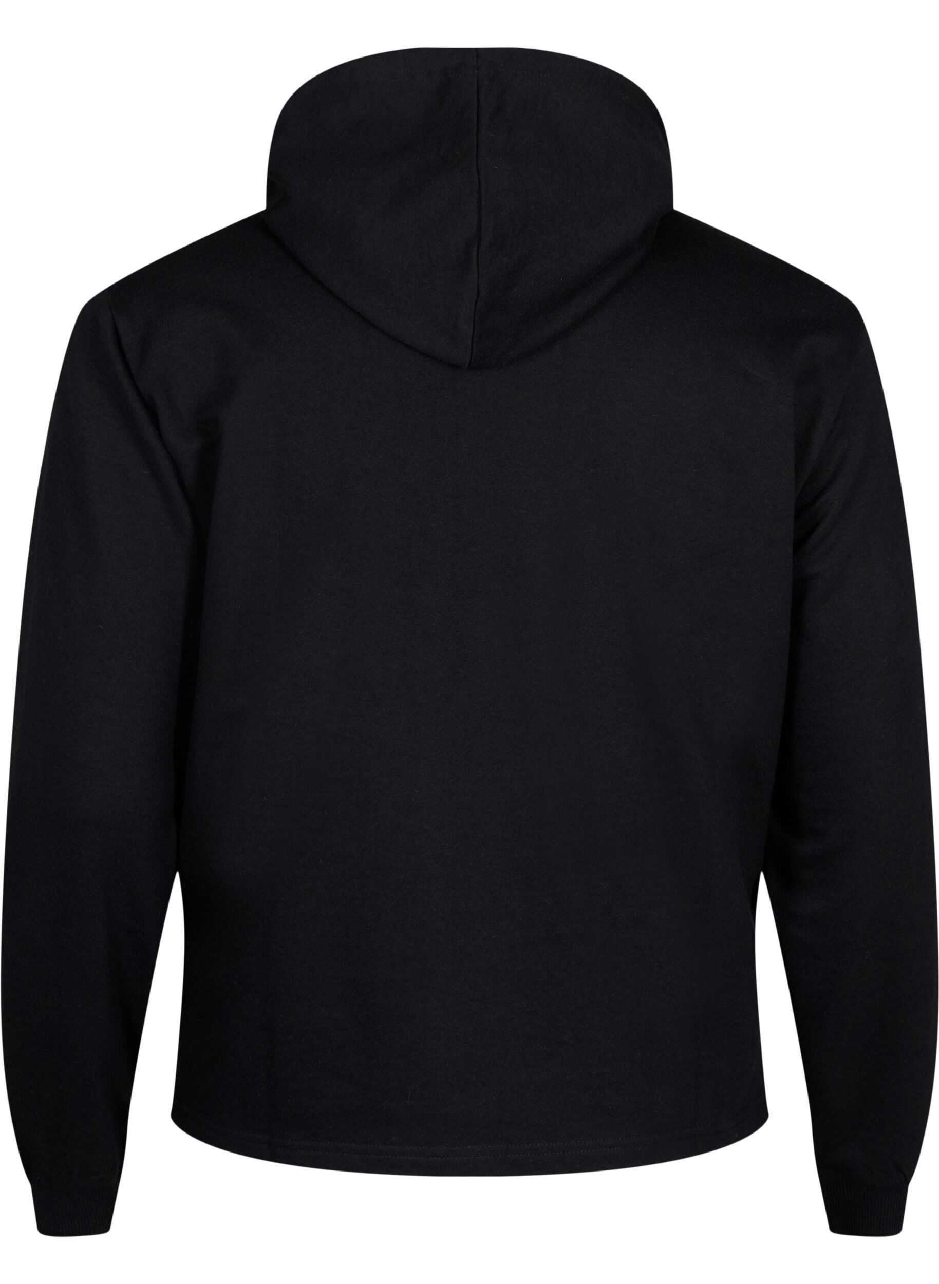 Zizzifashion Sweat hoodie, Black, Packshot image number 1