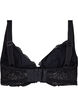 Support the breasts - underwire bra with pockets for padding, Black, Packshot image number 1
