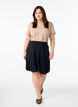 Loose viscose skirt, Black, Model image number 0