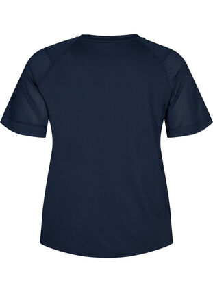 Short-sleeved training t-shirt with round neck, Night Sky, Packshot image number 1