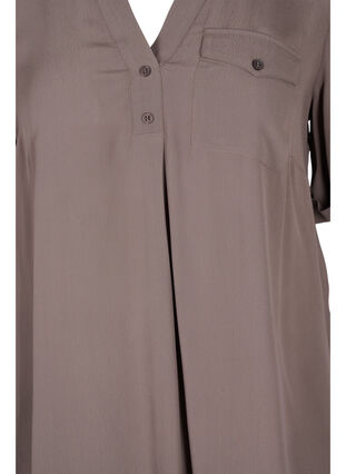 Viscose tunic with short sleeves, Falcon, Packshot image number 2