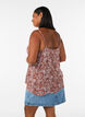 Strap top in viscose, Pink, Model image number 2