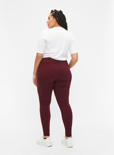 Close-fitting trousers with zipper details, Port Royal, Model image number 1